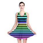 Rainbow Stripes Reversible Skater Dress