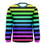 Rainbow Stripes Men s Long Sleeve Tee