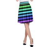 Rainbow Stripes A-Line Skirt