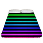 Rainbow Stripes Fitted Sheet (King Size)