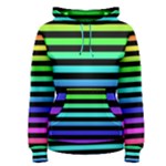 Rainbow Stripes Women s Pullover Hoodie