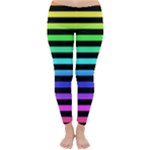 Rainbow Stripes Classic Winter Leggings