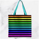 Zipper Grocery Tote Bag 