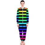 Rainbow Stripes OnePiece Jumpsuit (Ladies) 