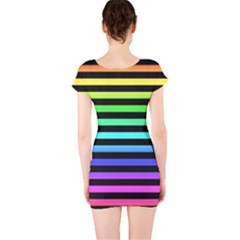Short Sleeve Bodycon Dress Back Short Sleeve Bodycon Dress Back