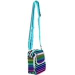 Rainbow Stripes Shoulder Strap Belt Bag