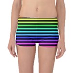 Rainbow Stripes Boyleg Bikini Bottoms