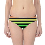 Rainbow Stripes Hipster Bikini Bottoms