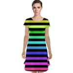 Rainbow Stripes Cap Sleeve Nightdress