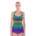 Boyleg Halter Swimsuit  