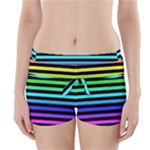 Rainbow Stripes Boyleg Bikini Wrap Bottoms