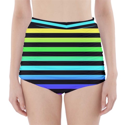 Rainbow Stripes High