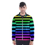 Rainbow Stripes Men s Windbreaker