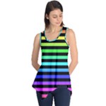 Rainbow Stripes Sleeveless Tunic