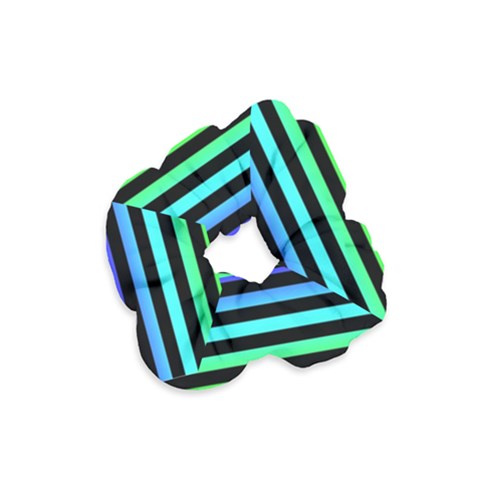 Rainbow Stripes Velvet Scrunchie from ArtsNow.com
