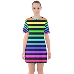 Sixties Short Sleeve Mini Dress 