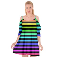 Cutout Spaghetti Strap Chiffon Dress 