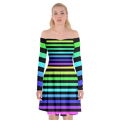Off Shoulder Skater Dress 