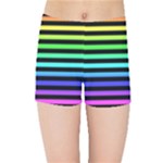 Rainbow Stripes Kids  Sports Shorts