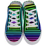 Rainbow Stripes Half Slippers