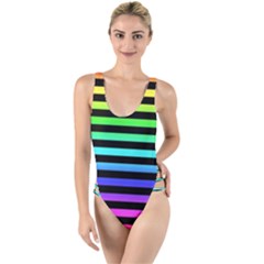 High Leg Strappy Swimsuit 