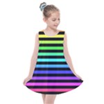 Rainbow Stripes Kids  Summer Dress