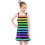 Rainbow Stripes Kids  Overall Dress