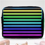 Rainbow Stripes Make Up Pouch (Large)