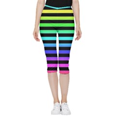 Inside Out Lightweight Velour Capri Leggings  