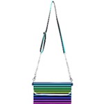 Rainbow Stripes Mini Crossbody Handbag