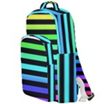 Rainbow Stripes Double Compartment Backpack