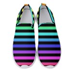 Rainbow Stripes Women s Slip On Sneakers