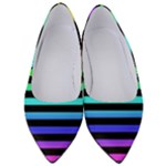 Rainbow Stripes Women s Low Heels