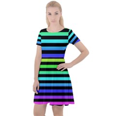 Cap Sleeve Velour Dress  