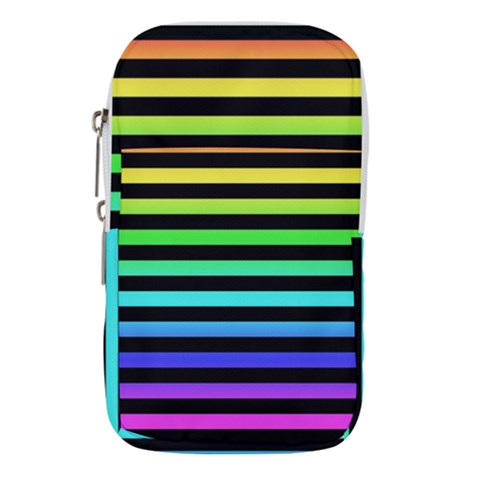 Rainbow Stripes Waist Pouch (Small) from ArtsNow.com