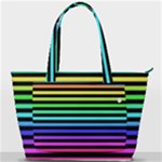 Rainbow Stripes Back Pocket Shoulder Bag 