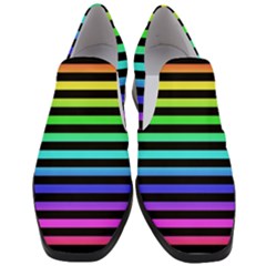 Women Slip On Heel Loafers 
