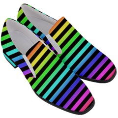 Women Slip On Heel Loafers 