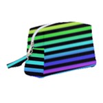 Rainbow Stripes Wristlet Pouch Bag (Medium)