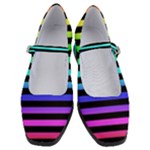 Rainbow Stripes Women s Mary Jane Shoes