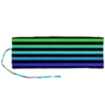 Rainbow Stripes Roll Up Canvas Pencil Holder (M)