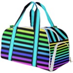 Rainbow Stripes Burner Gym Duffel Bag