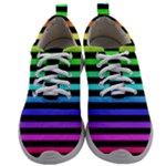 Rainbow Stripes Mens Athletic Shoes