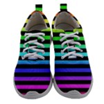Rainbow Stripes Athletic Shoes