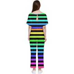 Batwing Lightweight Chiffon Jumpsuit 