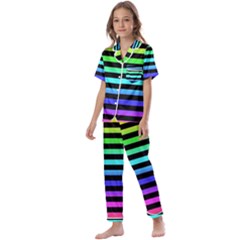Kids  Satin Short Sleeve Pajamas Set 