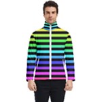 Rainbow Stripes Men s Bomber Jacket