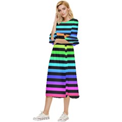 Double Cuff Midi Dress 