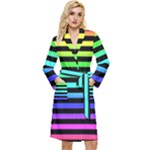 Rainbow Stripes Robe