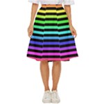 Rainbow Stripes Classic Short Skirt